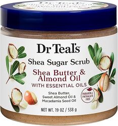 Dr Teals Shea Sugar Body Scrub Shea Butter & Almond Oil 538G